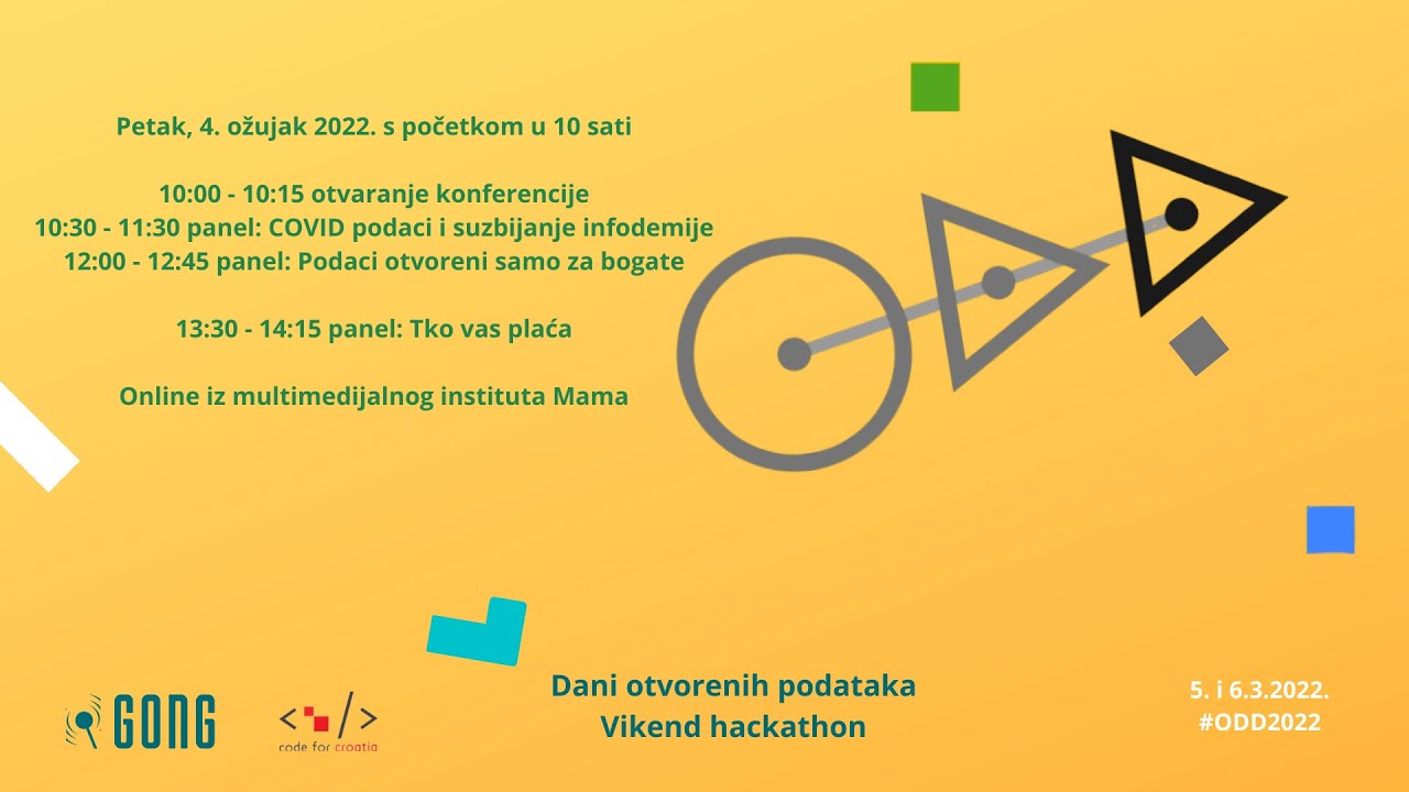 Konferencija Otvorenim podacima protiv dezinformacija (Open Data Day 2022)