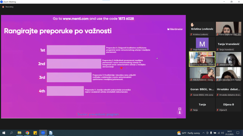 Održane konzultacije o socio-emotivnim vještinama i medijskoj pismenosti djece i mladih 4