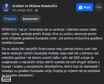 Putinovi mališani i Kremljenko: HDZ već dvije godine blati oporbu s tezom da su rusofili 9
