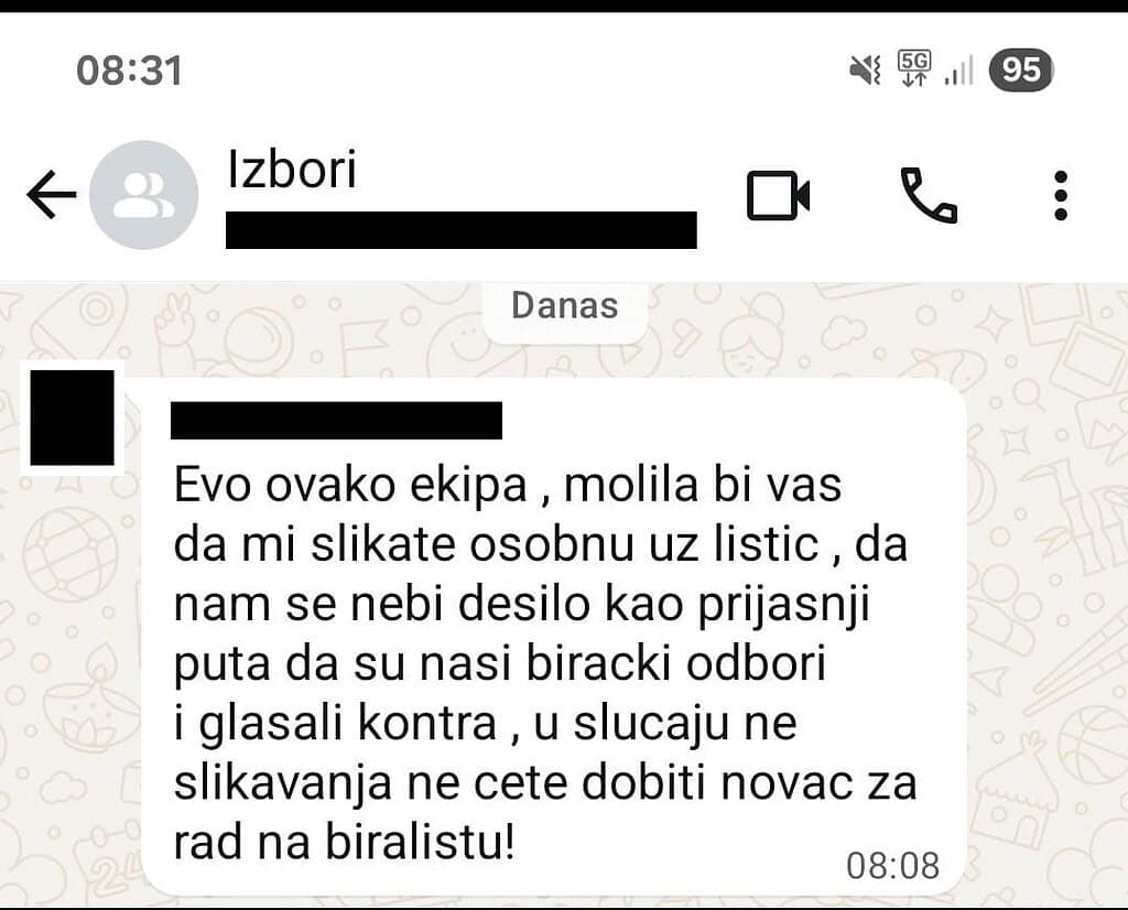 Građani Gongu javljaju nepravilnosti i kršenje šutnje: Slučaj pritiska na članove jedne stranke 2