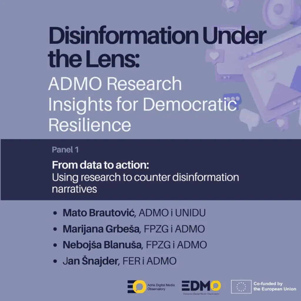 Dezinformacije pod povećalom: Uvidi iz ADMO-a za otpornost demokracije 3