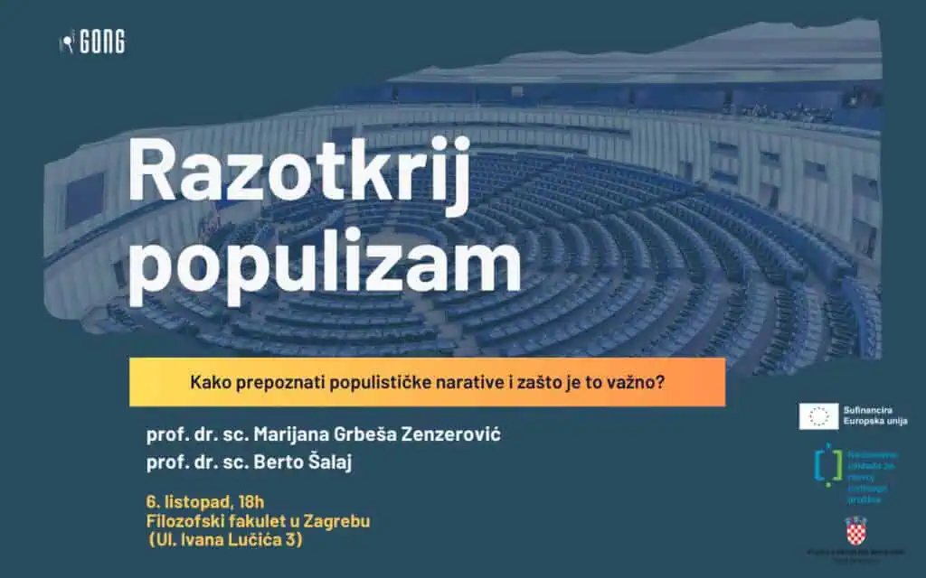 Dođi na Filozofski, saznaj više o populizmu  1