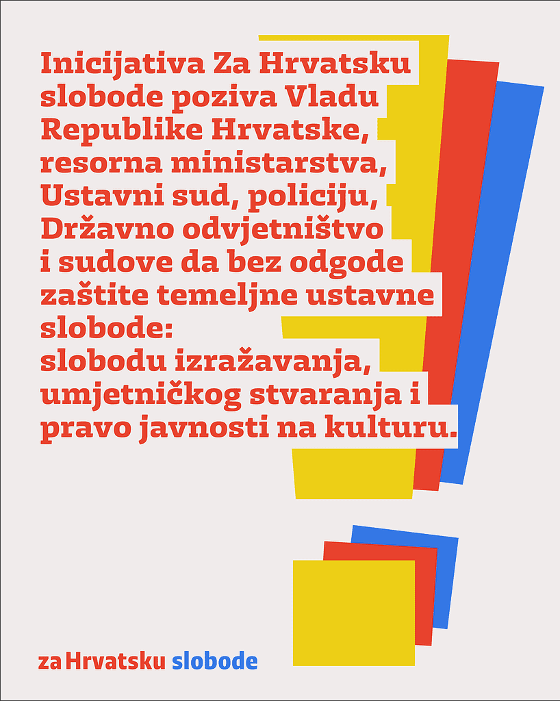 Zahtjevi inicijative Za Hrvatsku slobode 2