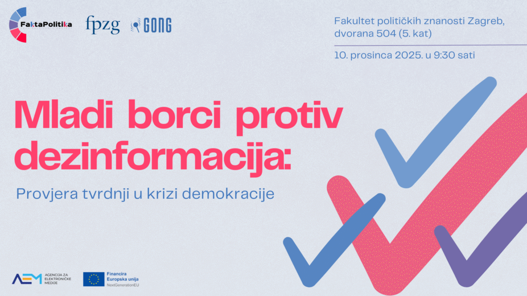 Mladi borci protiv dezinformacija - provjera tvrdnji u krizi demokracije 1