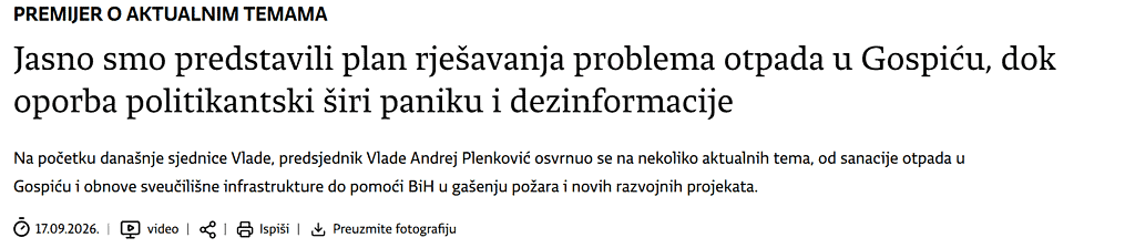 Gong o službenoj vladinoj komunikaciji: Vlada nije stranka, kao što oporba nije neprijatelj države 5